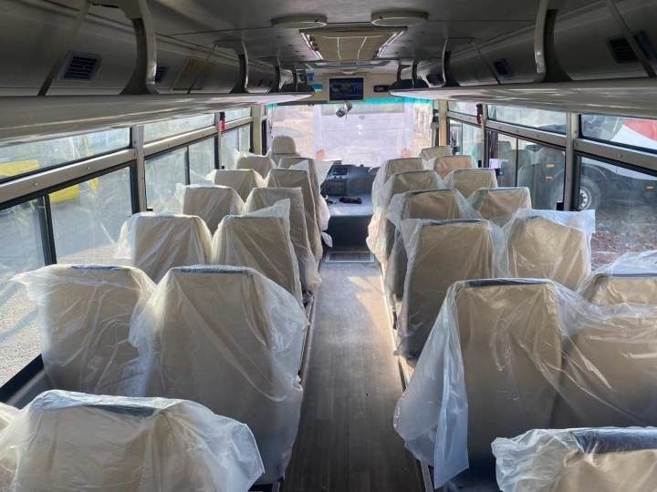 Ônibus de luxo Higer usado 30 lugares motor diesel ônibus urbano em excelente estado