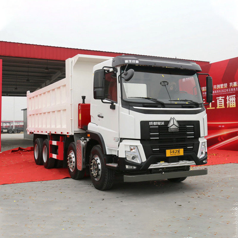 31 toneladas Capacidade de carga 8X4 HOWO camião de descarga 460HP de segunda mão com 2 números de mudança de marcha atrás