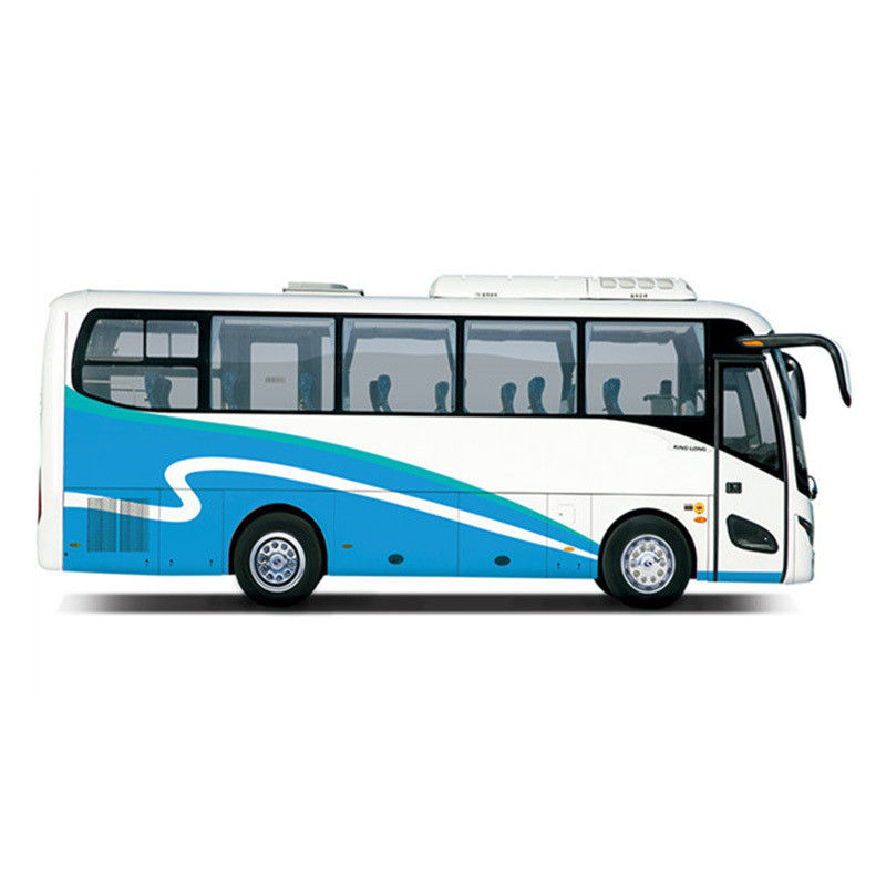24 assentos Kinglong Luxury Used Coach Bus com LHD e 5000 mm de distância entre rodas no mercado