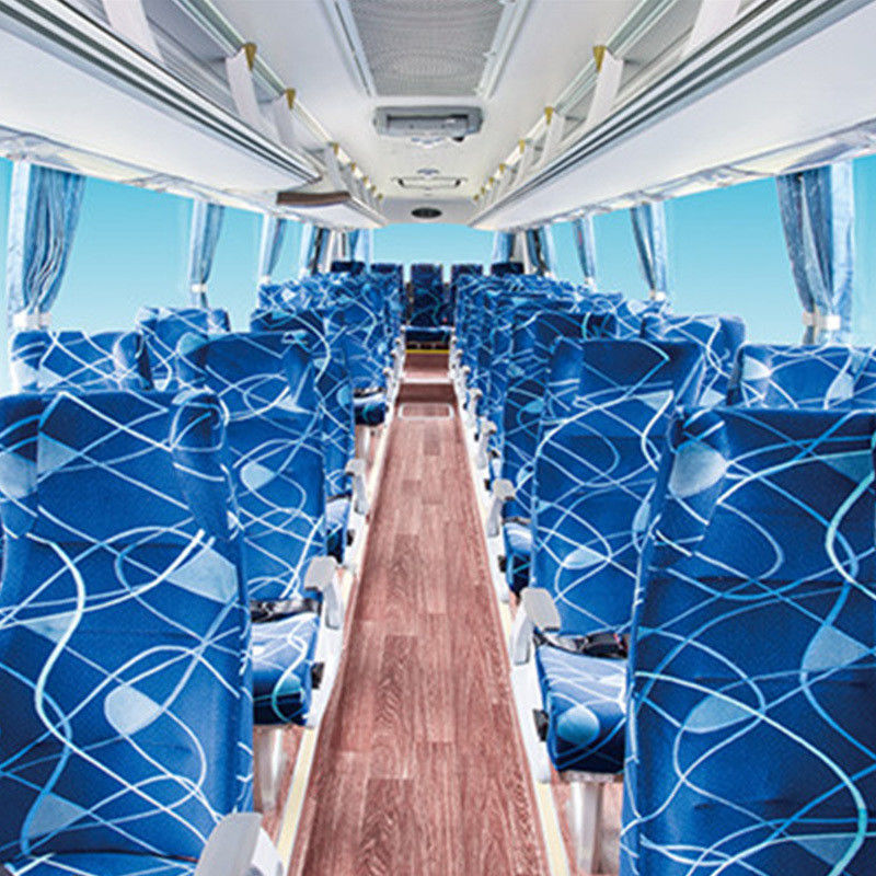 24 assentos Kinglong Luxury Used Coach Bus com LHD e 5000 mm de distância entre rodas no mercado