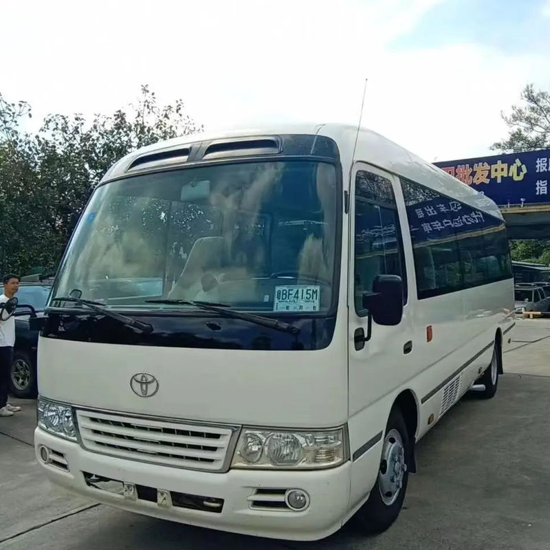 Requisito do cliente 30 lugares Toyota Coaster Van Direção esquerda Autobus turístico de luxo