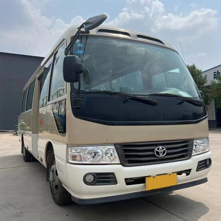 Euro 3 Standard de Emissão Diesel Fuel Toyota Coaster Bus com 30 lugares usados 25 lugares