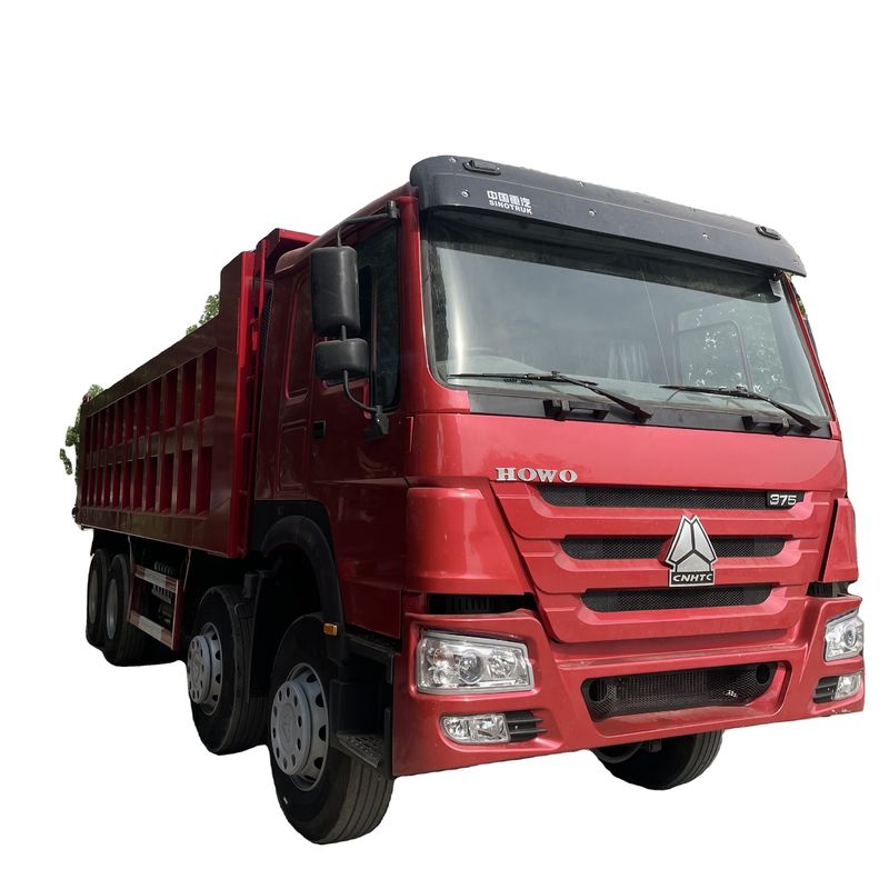Torque máximo 1500-2000Nm SINO TRUCK Usado HOWO 8*4 camião de descarga pesado