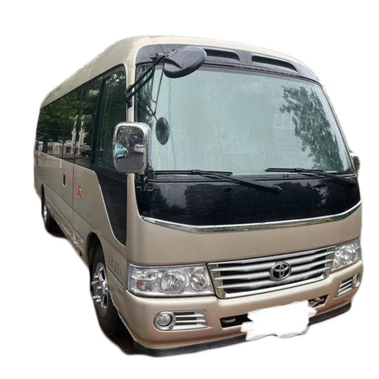 Ônibus turístico de luxo Euro 3 Padrão de emissões 2020 Toyota Coaster Ônibus turístico de 30 lugares
