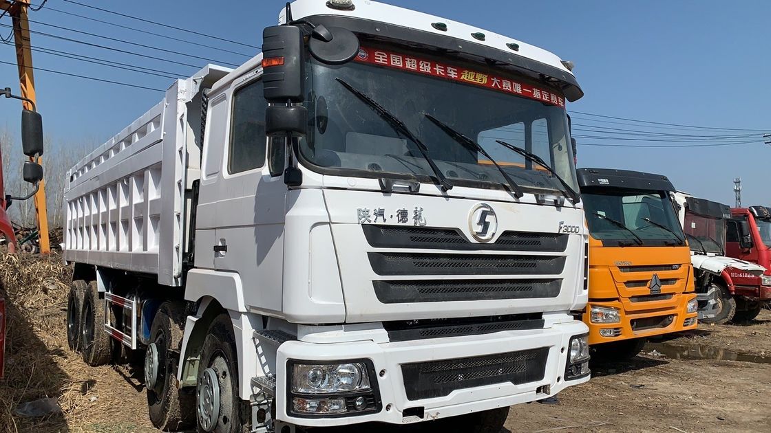 WEICHAI Motor usado Shacman Howo 380HP 8 * 4 camião de descarga pesado