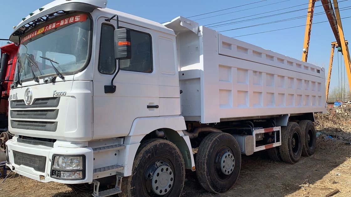WEICHAI Motor usado Shacman Howo 380HP 8 * 4 camião de descarga pesado