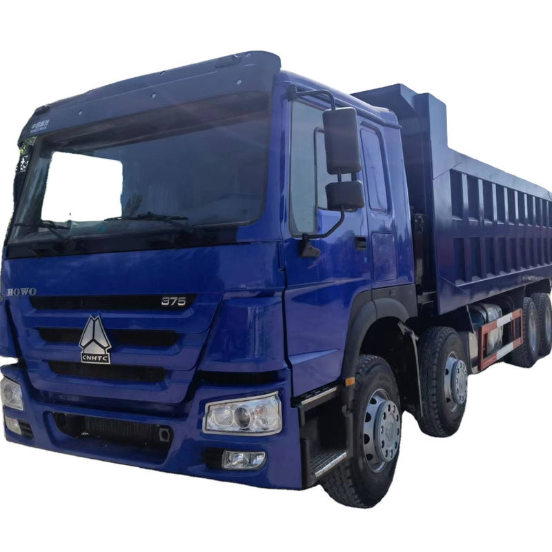 16 Wheeler HOWO 8X4 Carrinho de descarga usado com cilindrada de 300-400L