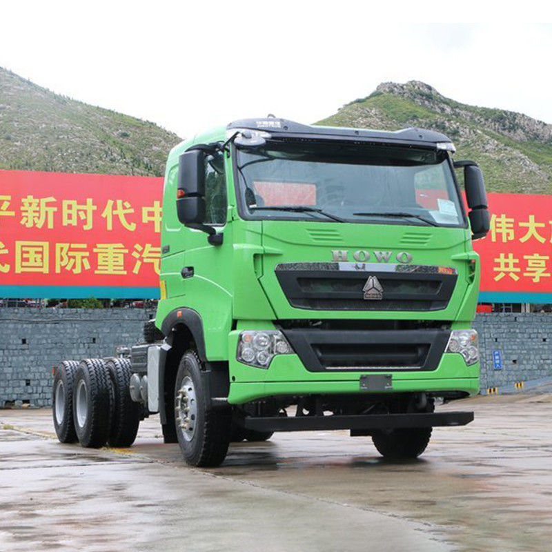 400 hp 6X4 5,8m T7H HOWO camião de descarga usado com 5,8 * 2,35 * 1,5m dimensão do tanque de carga