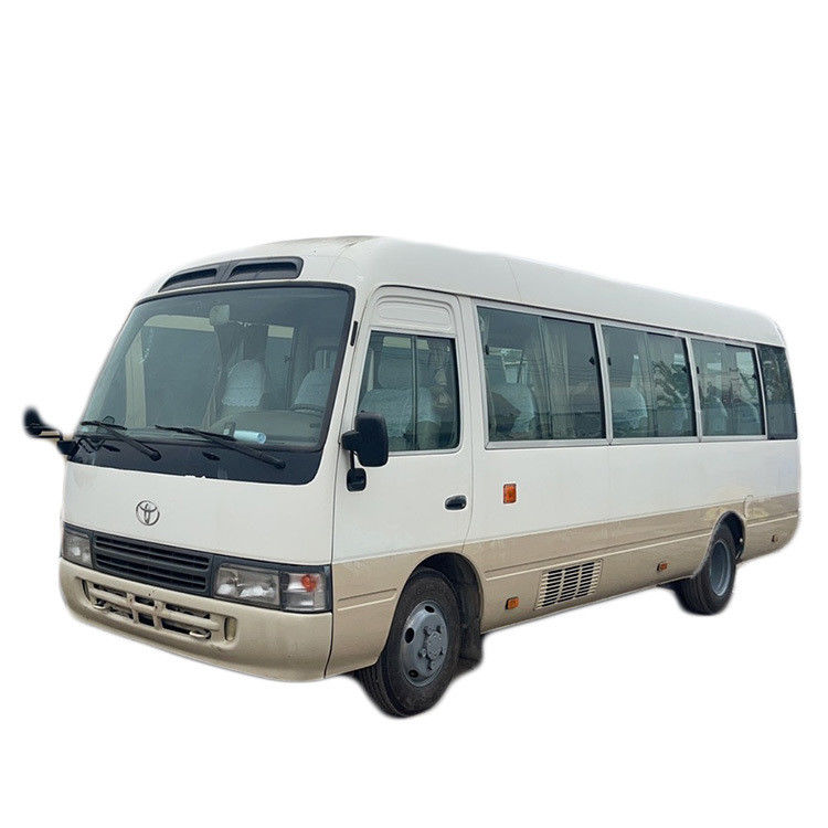 30 lugares com volante esquerdo Toyota Coaster Bus com transmissão manual e emissão Euro2-6