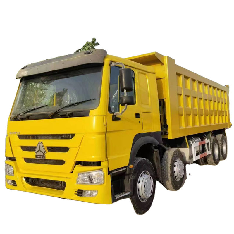 RHD SINO HOWO 8X4 Caminhão de descarga usado pesado G.V.W. 31T caixa de velocidades FAST12JSXD240T