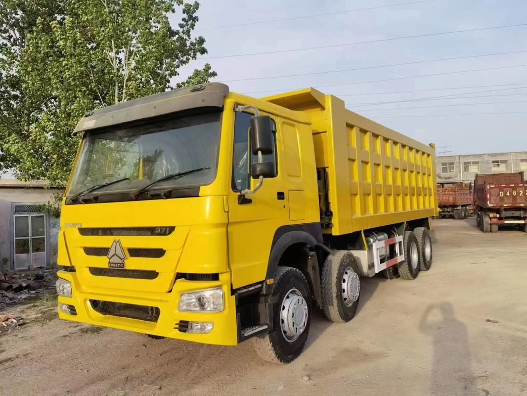 RHD SINO HOWO 8X4 Caminhão de descarga usado pesado G.V.W. 31T caixa de velocidades FAST12JSXD240T