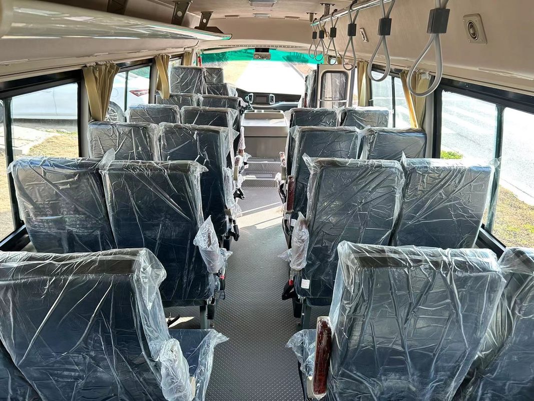 23-31 lugares Motores a gasolina Usados Toyo ta Coaster Bus Euro 3 Padrão de emissões