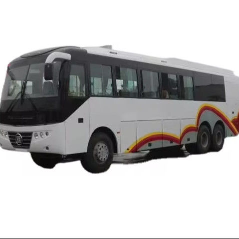 Transmissão manual 54 1 assentos Direito Direito Direito Ônibus de passageiros CHTC com motor Weichai