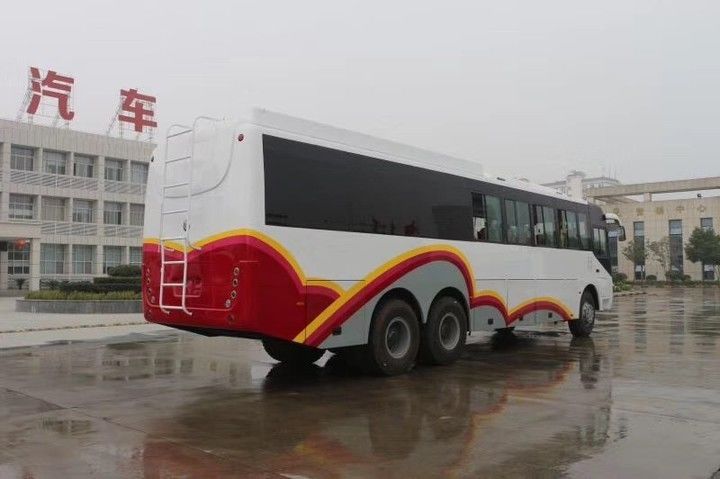 Transmissão manual 54 1 assentos Direito Direito Direito Ônibus de passageiros CHTC com motor Weichai