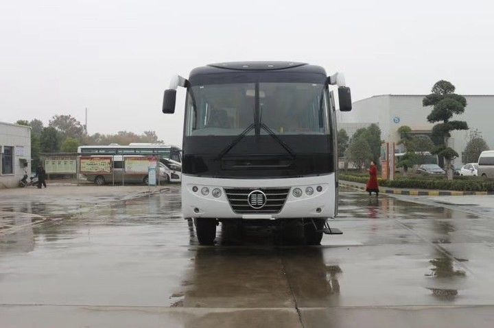 Transmissão manual 54 1 assentos Direito Direito Direito Ônibus de passageiros CHTC com motor Weichai
