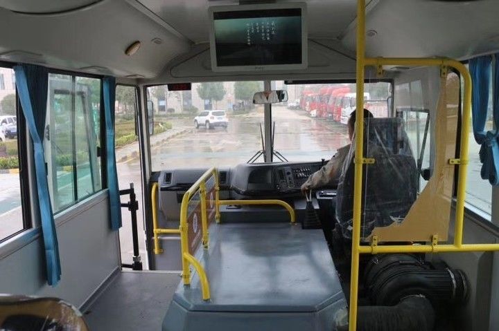 Transmissão manual 54 1 assentos Direito Direito Direito Ônibus de passageiros CHTC com motor Weichai