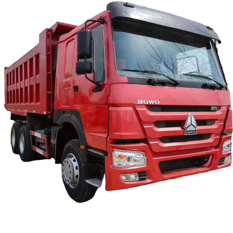 LHD SINO TRUCK HOWO 371HP 6*4 camião de descarga pesado com ar condicionado manual