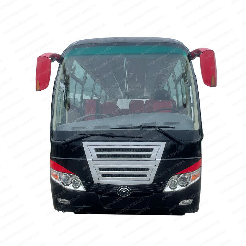 Transmissão manual Autobuses usados de 57 lugares com interiores bem remodelados e pneus 11R22.5