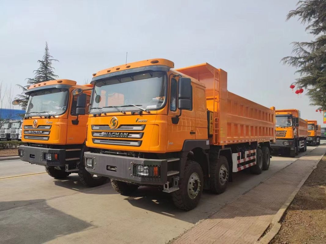 Potência máxima 400ps Shacman HOWO 380HP 8 * 4 camião de descarga pesado