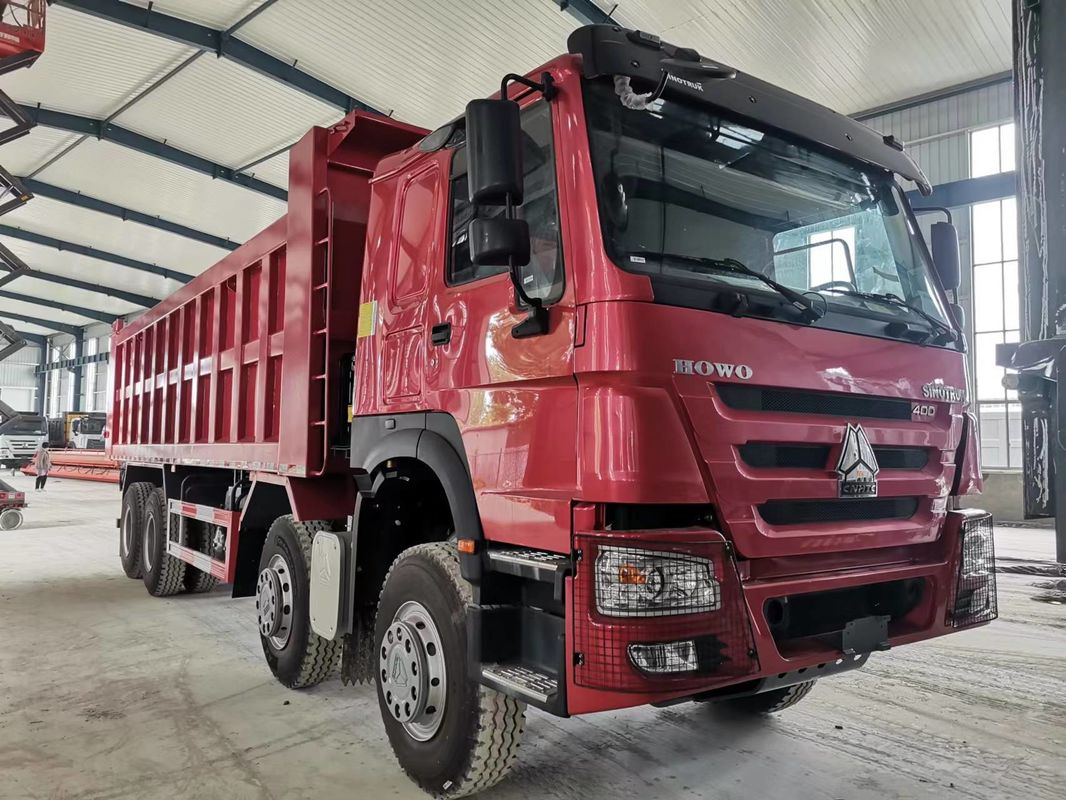 HW Gear Box SINO TRUCK HOWO 400HP 16 rodas 8x4 Pesado LHD Dump Truck Tipper Dumper