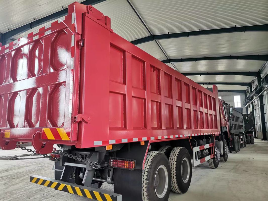 HW Gear Box SINO TRUCK HOWO 400HP 16 rodas 8x4 Pesado LHD Dump Truck Tipper Dumper