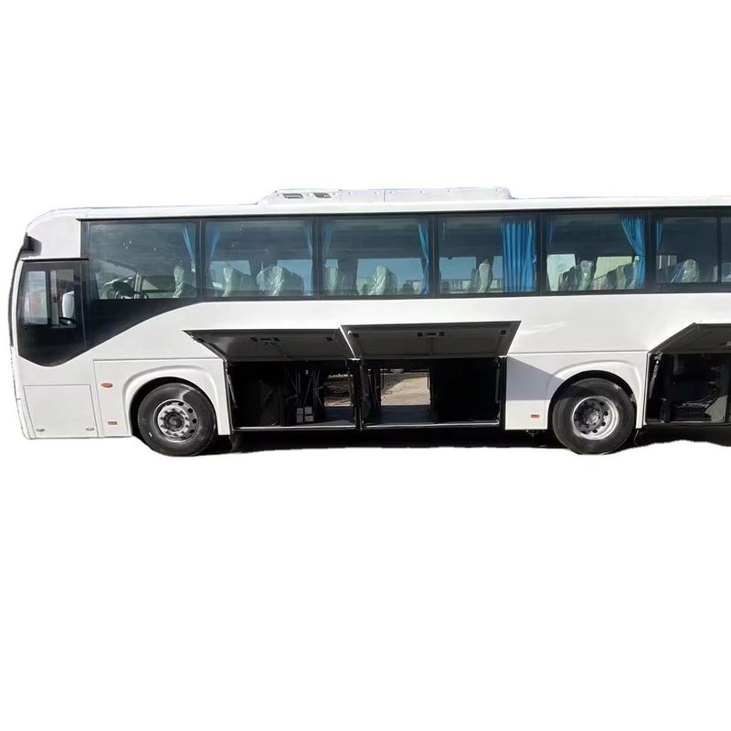 Autocarros usados de 50 lugares de alta capacidade para fábricas e escolas caixa de engrenagens manual