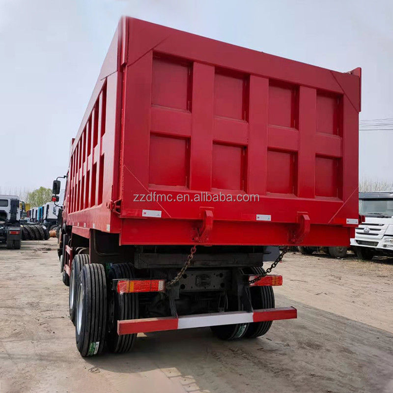 Carrinho de descarga HOWO 6X4 totalmente reformado com 371 CV e combustível diesel