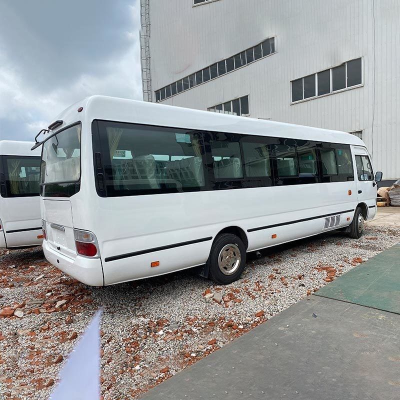 Ônibus turístico de luxo de segunda mão 2023 Toyo ta Coaster 30 lugares LHD RHD Motor diesel