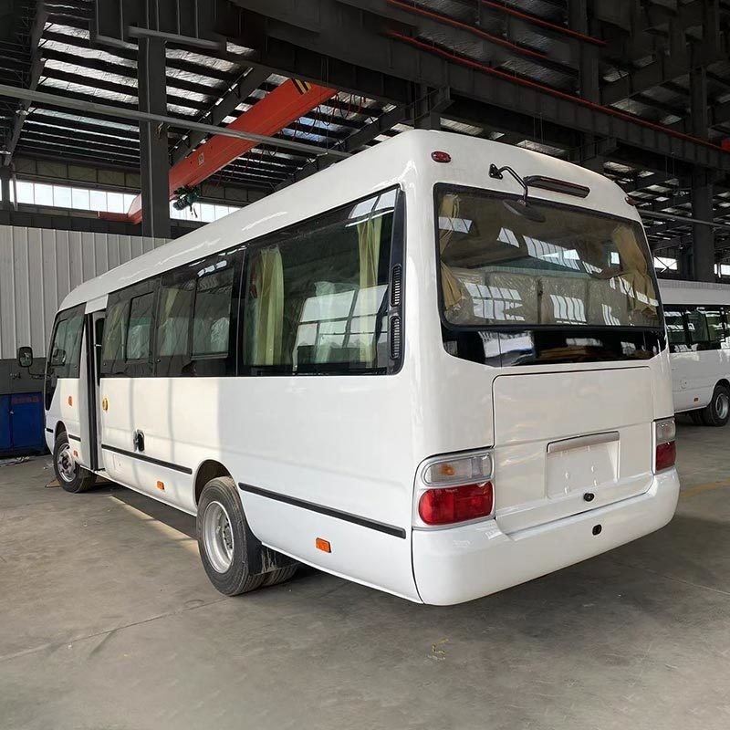 Ônibus turístico de luxo de segunda mão 2023 Toyo ta Coaster 30 lugares LHD RHD Motor diesel