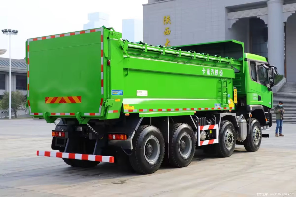 Caminhões Sinotruk Shacman X3000 8x4 12 Roda 25 Cbm Caminhão de descarga com motor Weichai