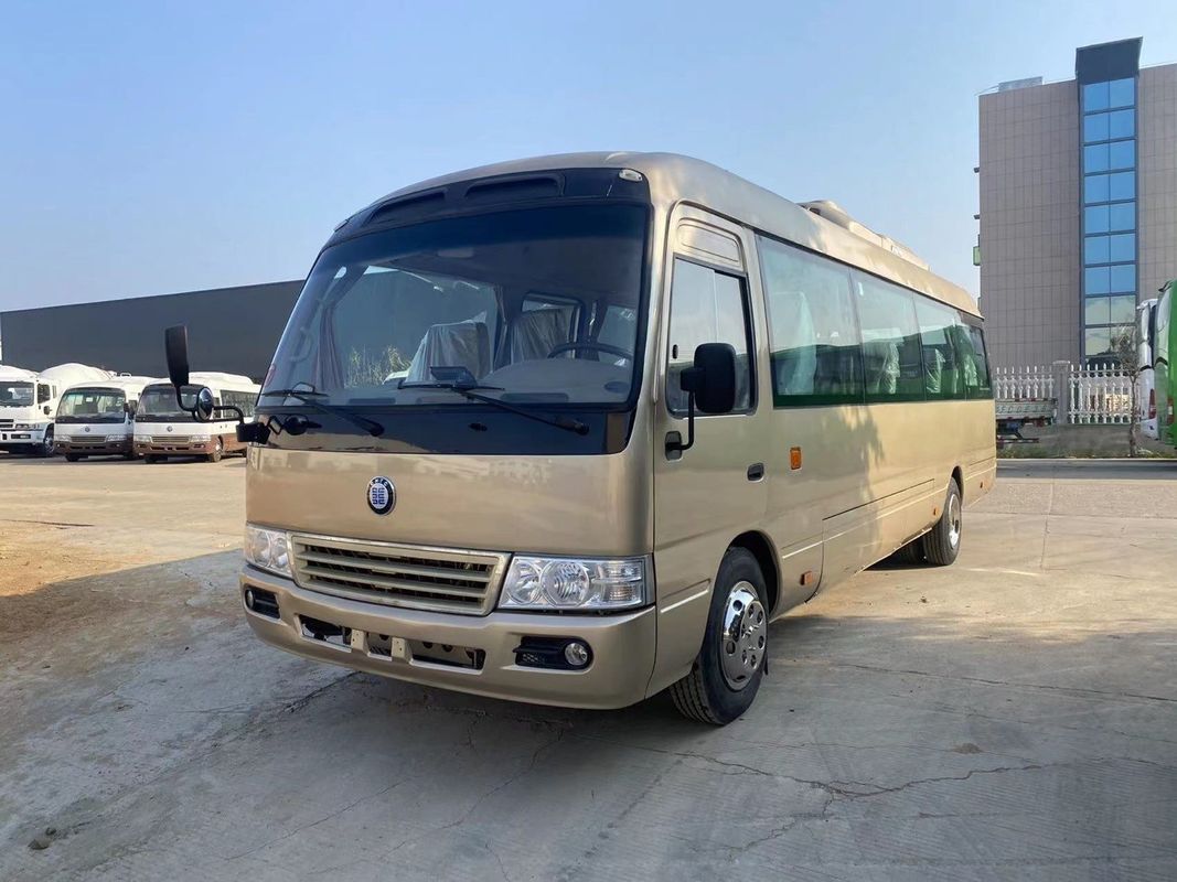 26-28 Assentos Autobus turístico de luxo Toyota Coaster para viagens confortáveis e elegantes
