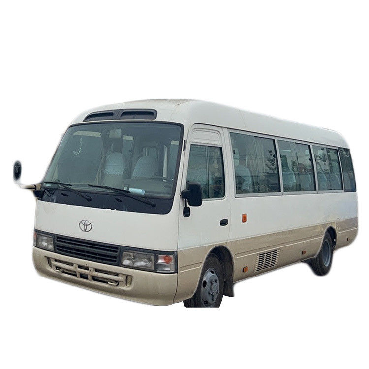 11Ônibus turístico de luxo de 30 lugares ônibus usado diesel Toyota Coaster para turismo