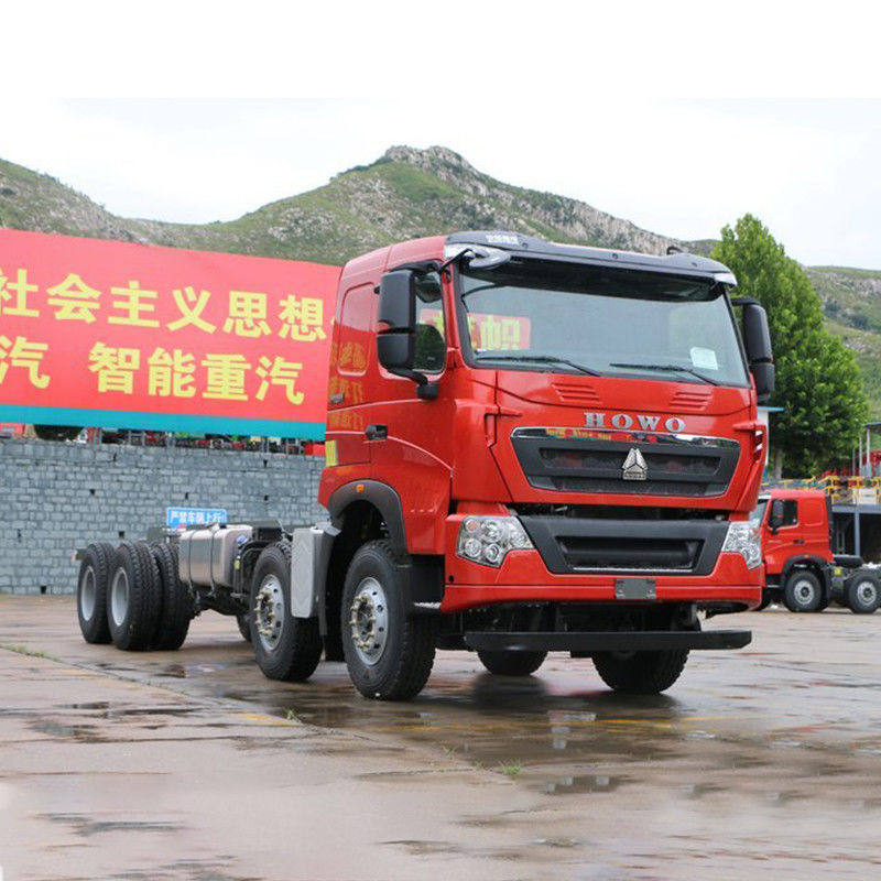 8x4 roda motriz segunda mão Howo Dump Truck 440hp Euro2 Euro3 8m 12F Transmissão