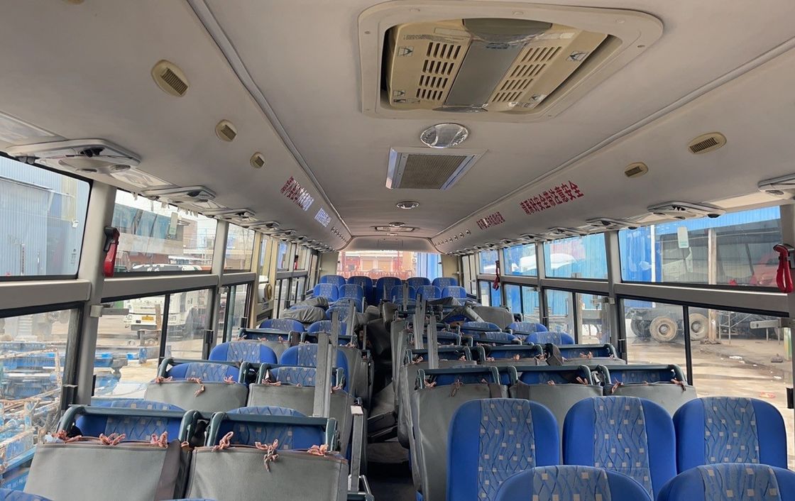 25-55 assentos Yutong Bus Autobus usado com transmissão manual no motor Yuchai