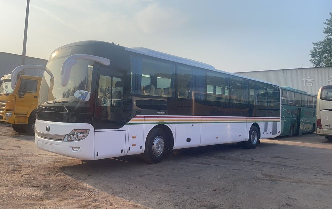Ônibus de motor dianteiro usado em África 62 lugares Autocarros de luxo com baixo consumo de combustível