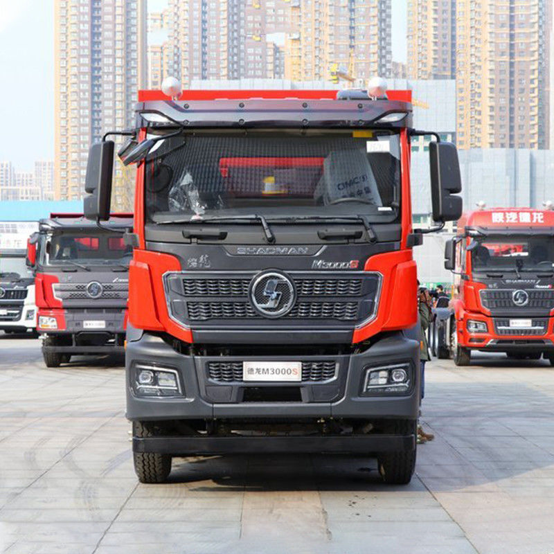 350 hp 8x4 6.8m Shacman Dump Tipper Truck com 12 pneus e Euro 2 padrão de emissões