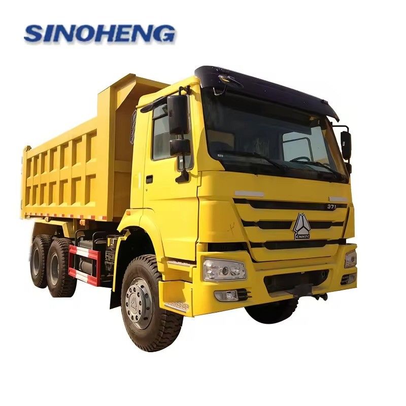 6X4 Wheel Drive SINOTRUK Howo Mining 20 Ton 25 Ton 371hp caminhão de despejo caminhão de lixo usado