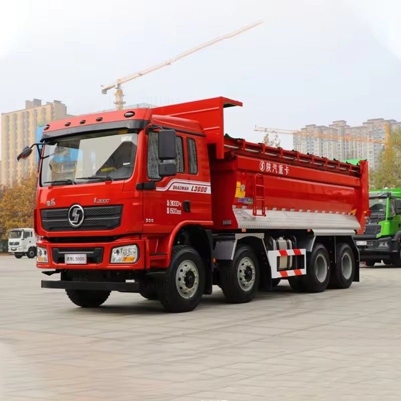 Direção à esquerda 30cbm caminhão de despejo caminhão usado Shacman F3000 8*4 12 rodas Euro 2