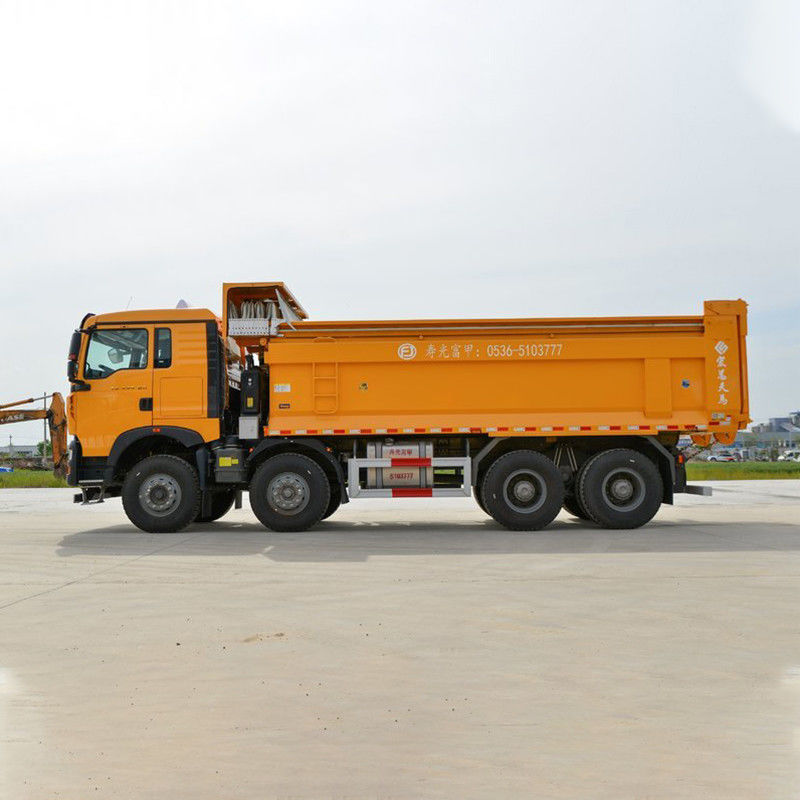 440 HP 8x4 6,5m HOWO Dump Truck com tanque de carga comprimento de 6,2-8m e motor MC11.44-60