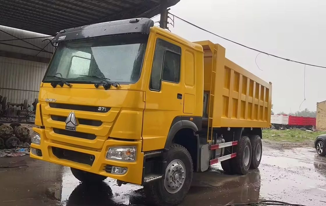 SINOTRUCK Utilizado 6x4 30 toneladas 375hp 371hp Howo pesado camião de descarga de descarga para areia e pedra