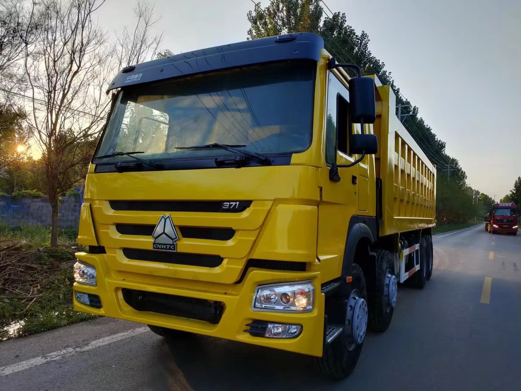 Sinotruk Howo 8x4 371hp 450hp 24 metros cúbicos camião de descarga usado com nenhum ABS