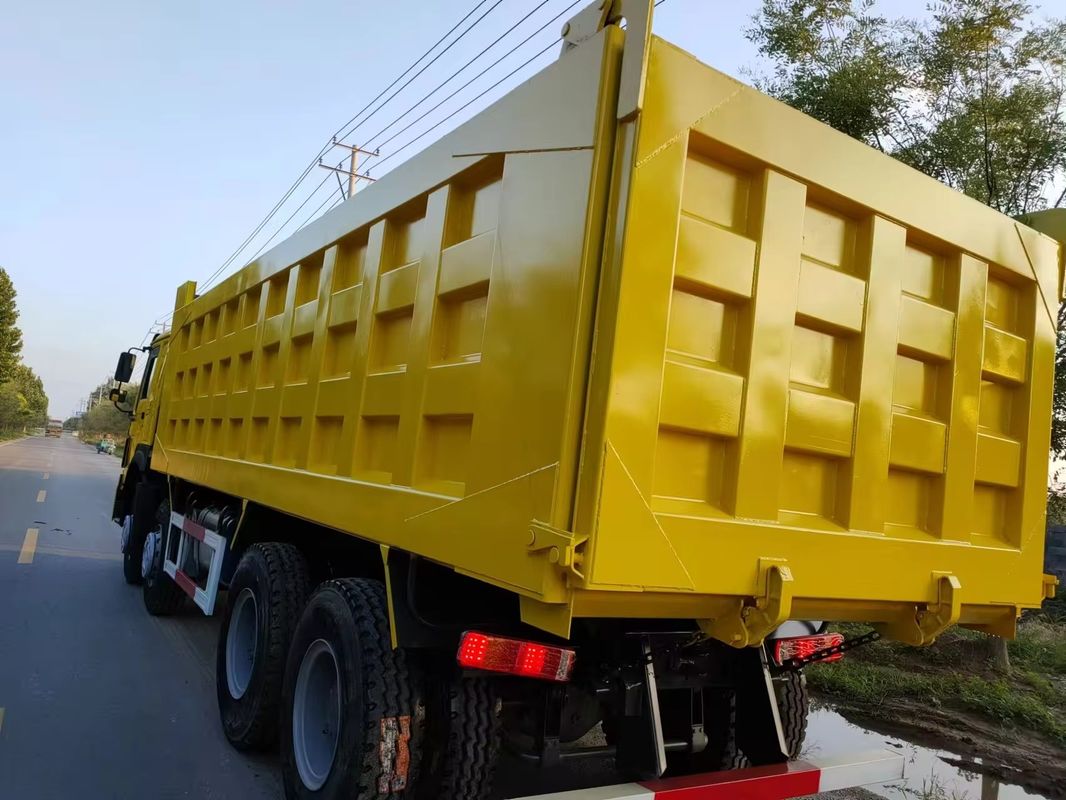 Sinotruk Howo 8x4 371hp 450hp 24 metros cúbicos camião de descarga usado com nenhum ABS