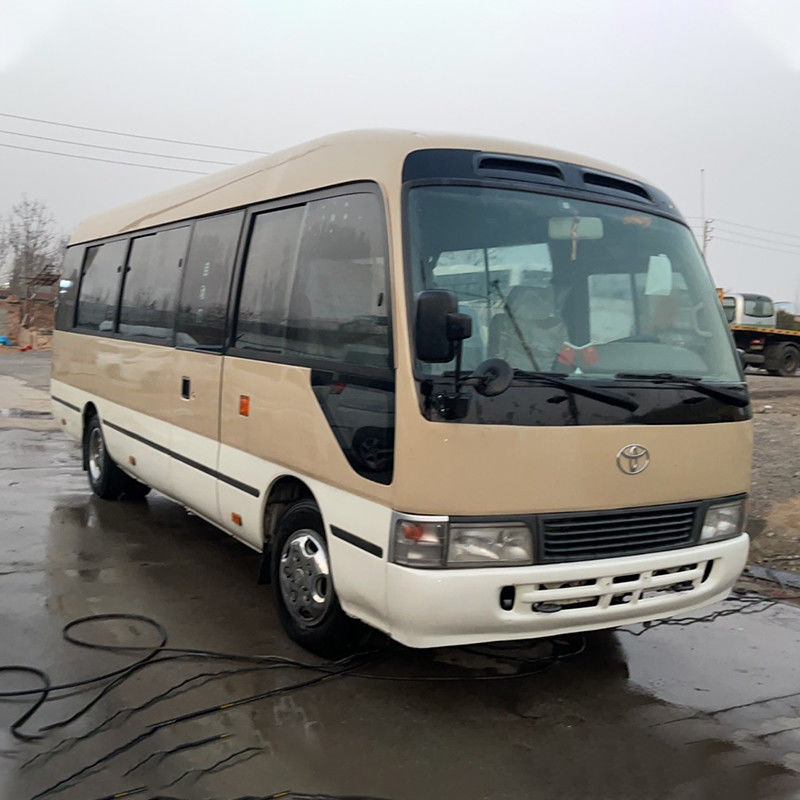 Tipo de transmissão manual Autocarro utilitário Toyota Coaster com 3300 mm de roda e 30 assentos