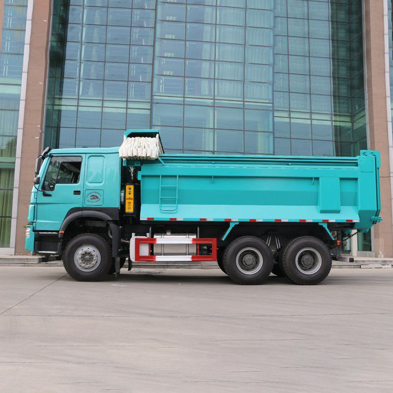 380HP 6x4 5.4m HOWO camião de descarga com ar condicionado automático e pneus 12.00R20