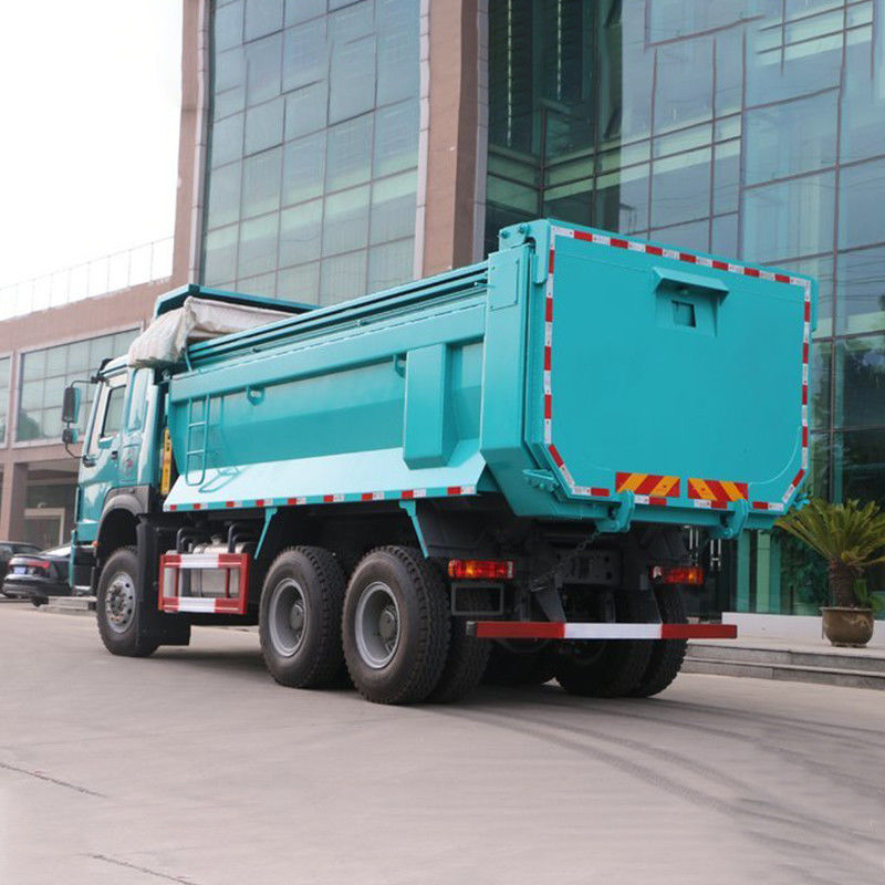 380HP 6x4 5.4m HOWO camião de descarga com ar condicionado automático e pneus 12.00R20