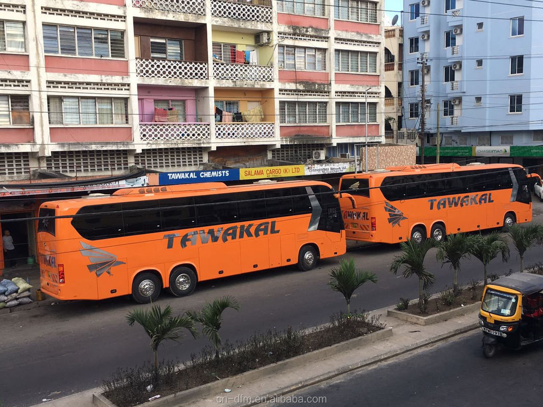 Fornecimento direto de ônibus de autocarro diesel de 50 lugares com alta capacidade e pneus de duas moedas