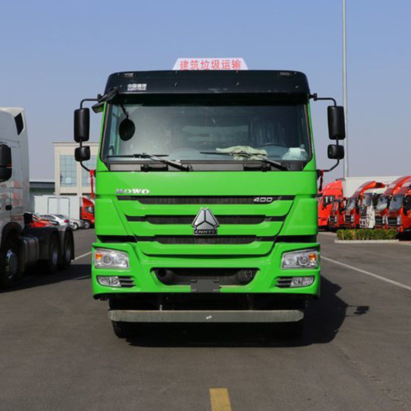 Usado 400HP 6x4 5.6m HOWO Dump Truck com câmera traseira e construção durável