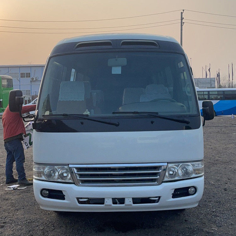 Toyota Coaster Bus usado LHD 30 assentos 7005*2040*2785mm para exigência do cliente