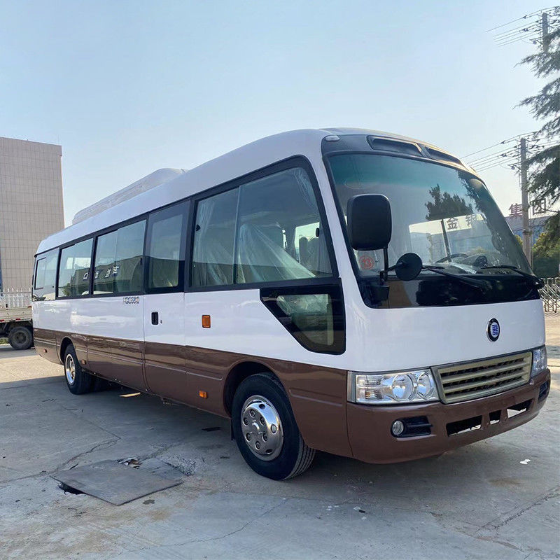 LHD 30 lugares usados Toyo Ta Coaster Bus com boas condições e Euro 3 padrão de emissões