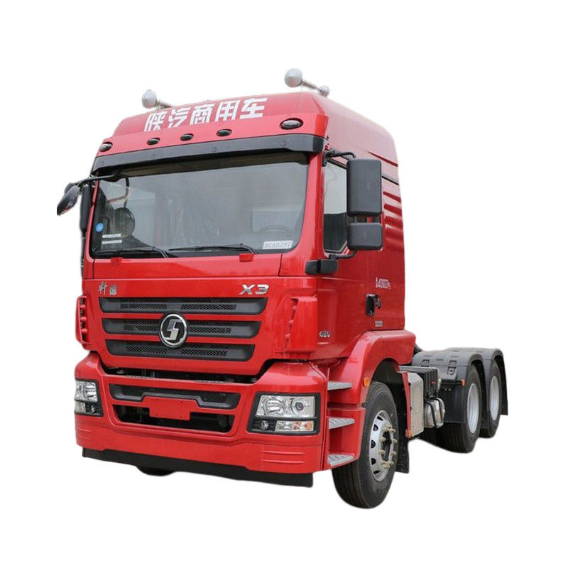 420HP 6X4 Shacman caminhão-trator de segunda mão com pneus 12R22.5 e EURO 5 padrão de emissões